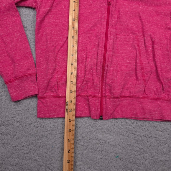 Nike Full Zip Hoodie Jacket Womans Lightweight Athletic Activewear Pink Size XS - Picture 5 of 6
